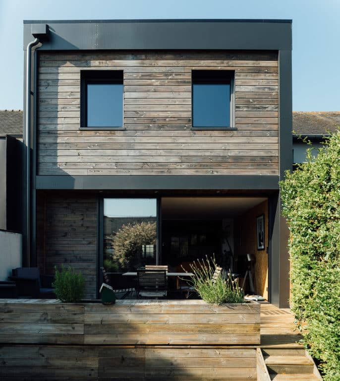 Surélévation maison bois Angers