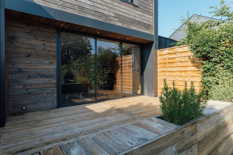 Extension maison en bois en surélévation Angers