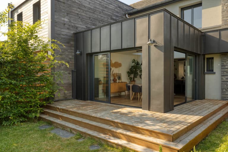Exemple d'agrandissement maison en bois à Angers