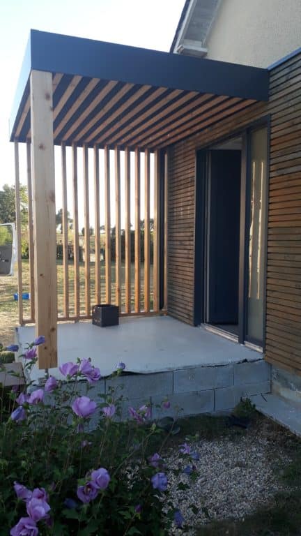 Installation d'un carport bois à Angers