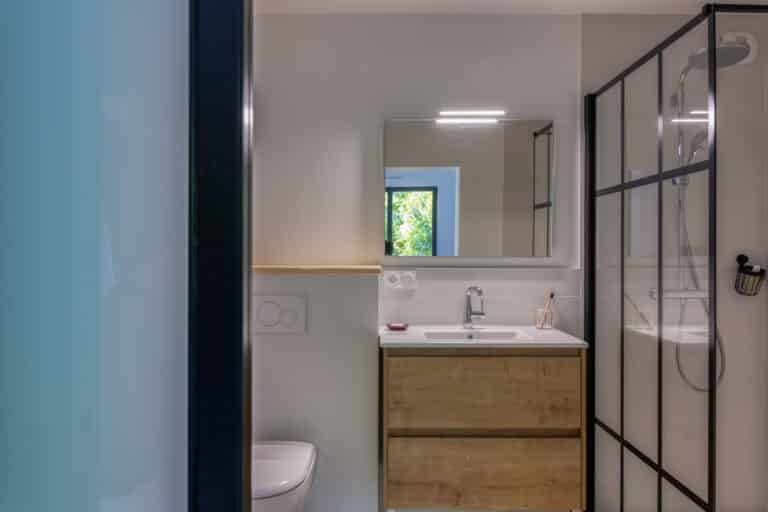 extension bois angers : salle de bain
