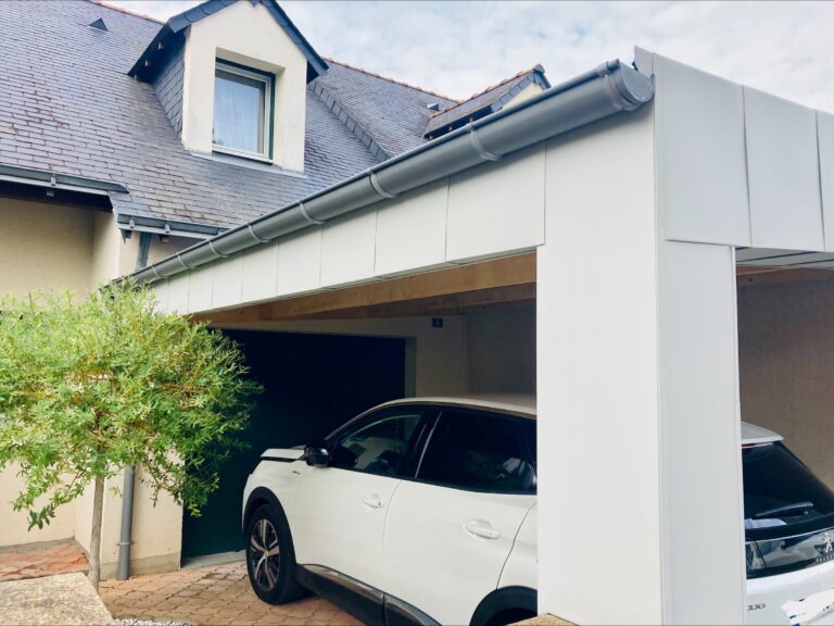 Abri voiture blanc angers