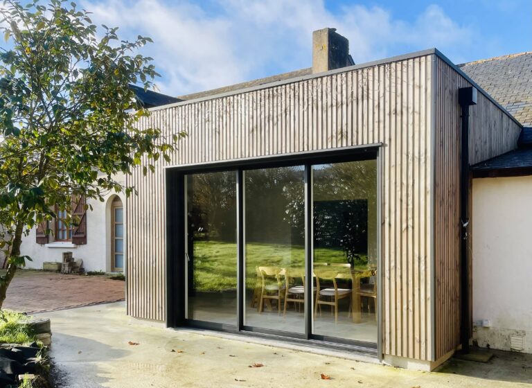 Extension maison bois moderne à Angers (49)